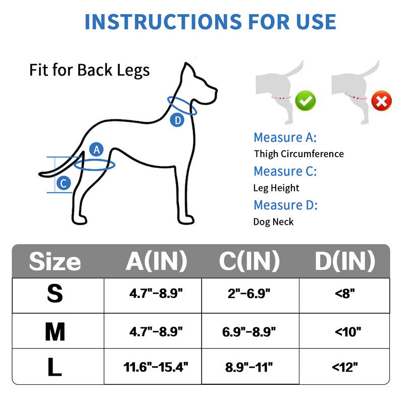 K9 ComfortFit™ Knee Brace Back Leg